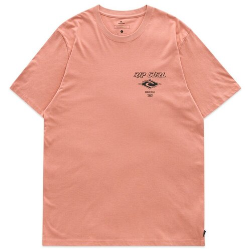 фото Футболка rip curl fade out icon washed peach, размер m