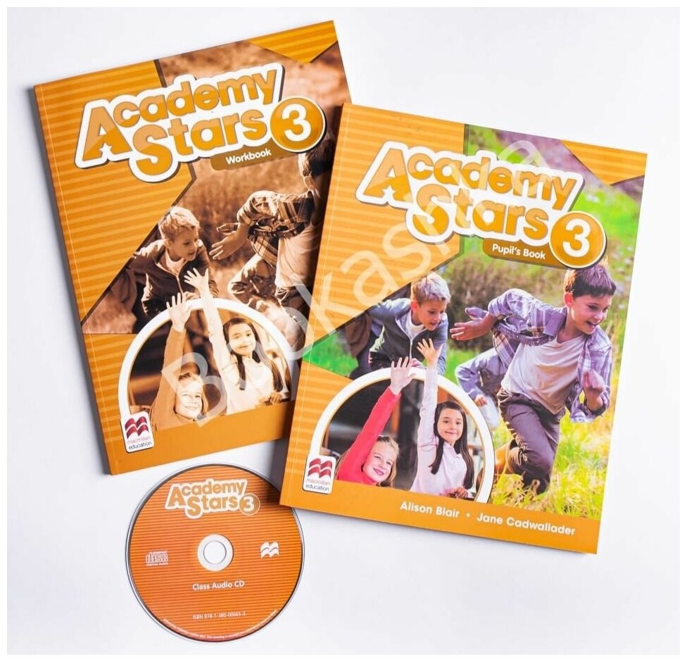 Комплект Academy Stars Level 3, Pupil's Book+Workbook+CD