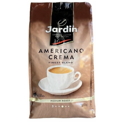 Упаковка 6 штук Кофе в зернах Jardin Americano Crema 1кг