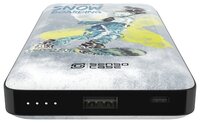 Аккумулятор Sensocase Power Bank SC-10K Snowboard girl, 10000 mAh серый