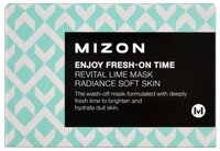 Mizon Enjoy Fresh-On Time Revital Lime Mask маска с экстрактом лайма 100 мл 1 шт. банка