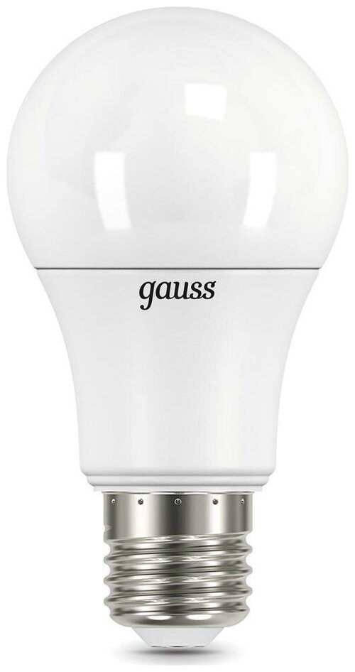 Светодиодная лампа Gauss Black 16W эквивалент 125W 3000K 1380Лм E27 груша