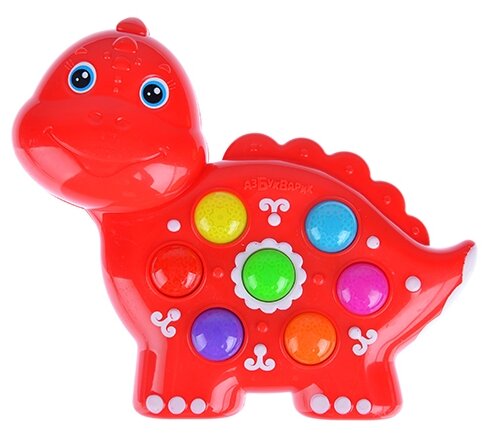 Интерактивная развивающая игрушка Азбукварик Веселушки Динозаврик
