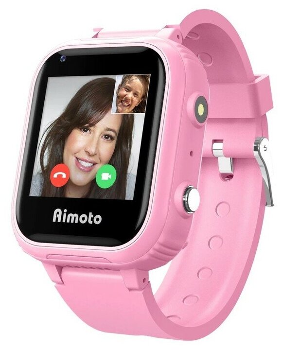 Детские умные часы Aimoto Pro 4G Wi-Fi Эльза розовый