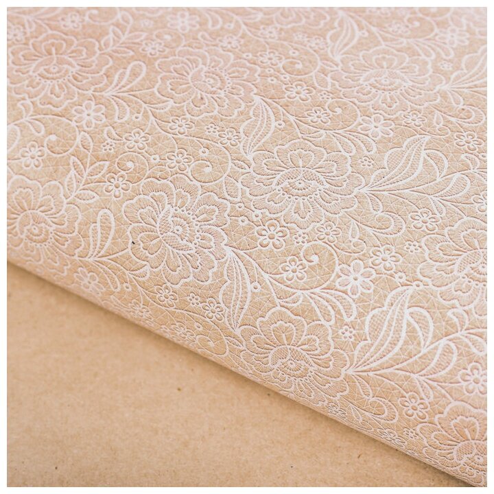 Бумага упаковочная крафтовая «Нежное кружево», 50 × 70 см (10 шт)