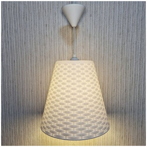 Светильник ISILDAR Ротанг подвесной большой черный Е27