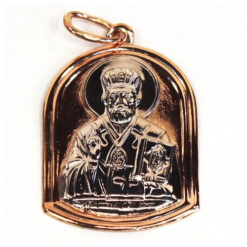 Иконка The Jeweller, красное золото, 585 проба икона николай угодник из золота