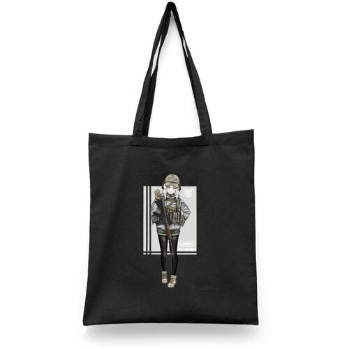 фото Сумка шоппер каждому своё, черный