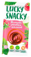 Пастила Luckyshacky Яблочные завитки с малиной 20 г