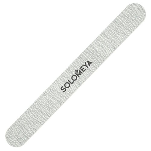 Solomeya Пилка, 180/240 грит, серебристый набор runail пилка для искусственных ногтей закругленная серая 180 180 10 шт