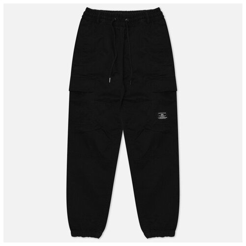 Мужские брюки Alpha Industries Cargo Jogger Cotton чёрный, Размер L