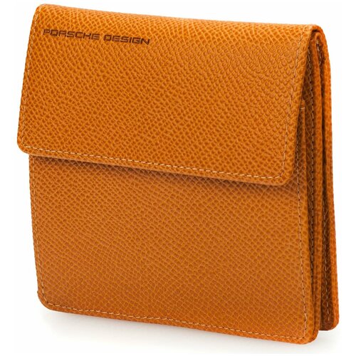 Кошелек PORSCHE DESIGN French Classic Orange F6, 10х10 см, кожа.