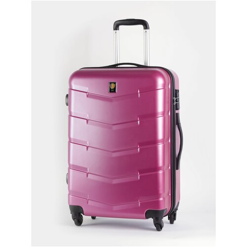 фото Чемодан sun voyage, 65 л, размер m, фуксия