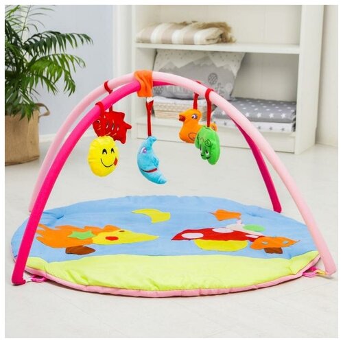 Развивающий коврик Лесные жители с дугами Крошка Я 2063₽