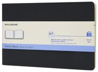 Скетчбук Moleskine Cahier Sketch Album Large 13 х 21 см, 120 г/м², 44 л. черный