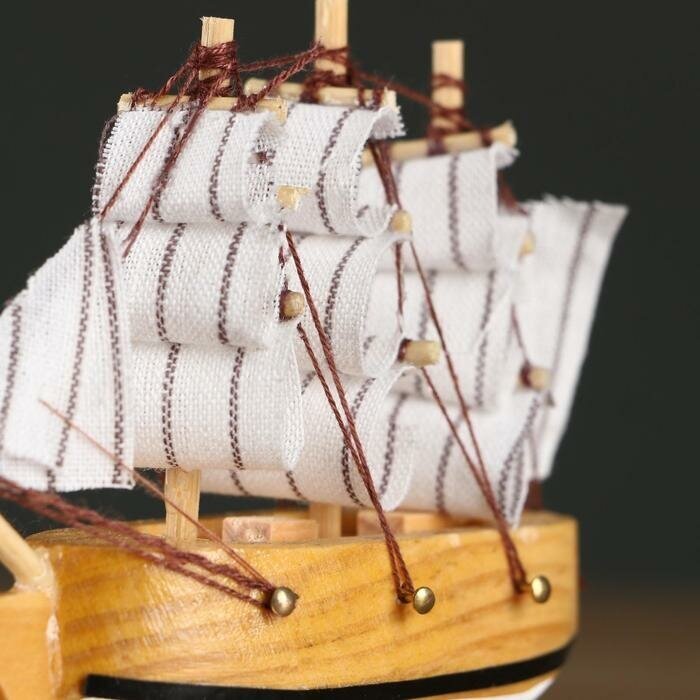 Корабль сувенирный малый «Аризона», микс, 3×10×10 см - фотография № 4
