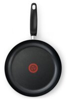 Сковорода Tefal Tempo 04171926 26 см, с крышкой, коричневый/черный