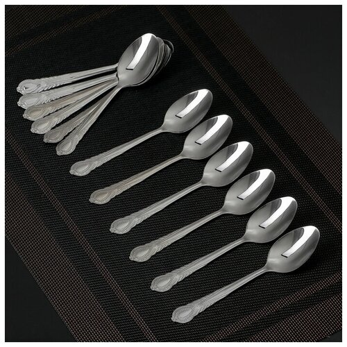 Набор ложек чайных Камея длина 14 см 12 шт 629₽