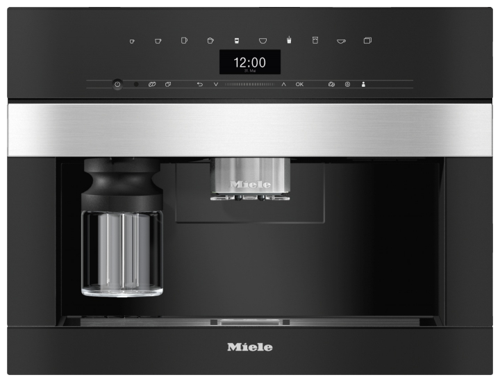 Кофемашина зерновая Miele CVA7440 CLST сталь - фотография № 1