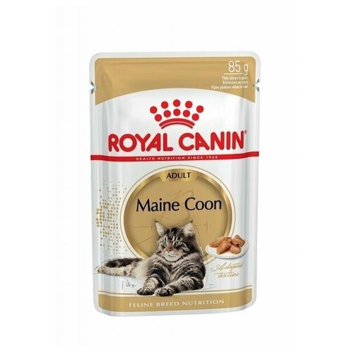 Корм Royal Canin Maine Coon в соусе для кошек породы Мейн Кун, 85 г