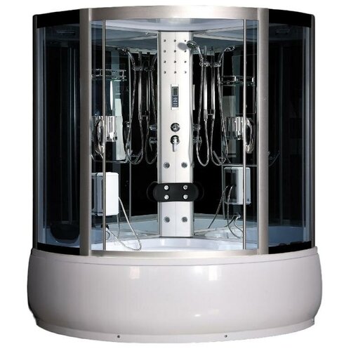 Душевая кабина, ODA, 150*150*215 8323 тонированное, с гидромассажем, угловая