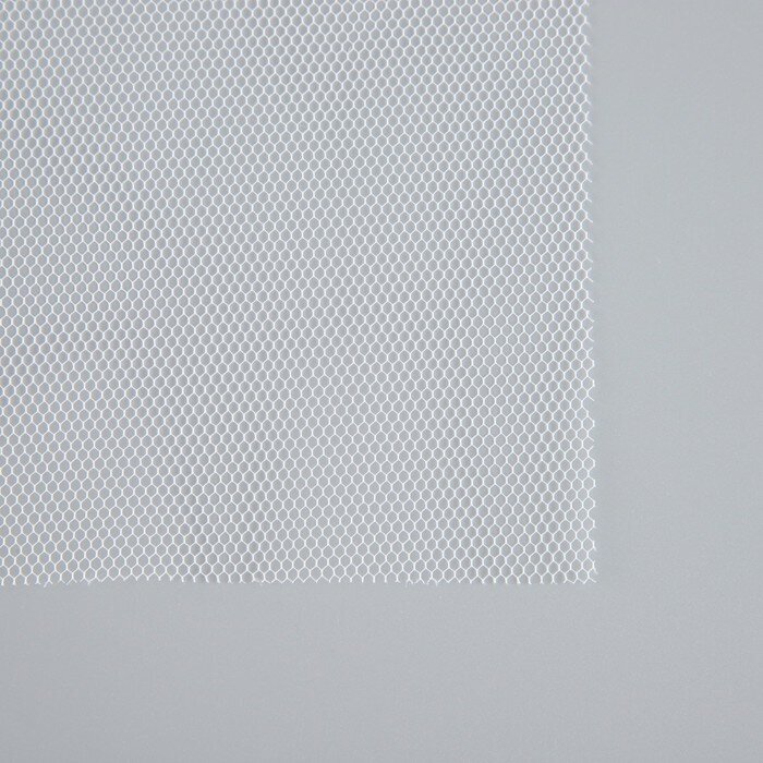 Сетка москитная с крепежом и ПВХ профилями для дверных проемов, 1,5×2,1 м, в пакете, цвет белый