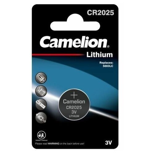 Элемент питания литиевый CR2025 BL-1 (блист.1шт) Camelion 3067 батарейки литиевые camelion тип cr2025 3в 5 шт в упаковке