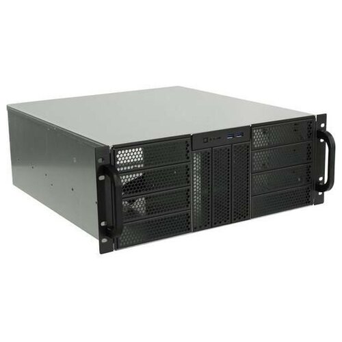 Procase Корпус RE411-D11H0-E-55 Корпус 4U server case,11x5.25+0HDD, черный, без блока питания, глубина 550мм, MB EATX 12x13