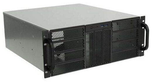 Procase Корпус RE411-D11H0-E-55 Корпус 4U server case11x5.25+0HDD черный без блока питания глубина 550мм MB EATX 12"x13"