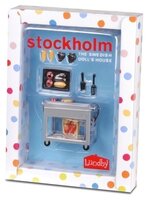 Набор Lundby LB_60904900 серый/черный/красный/желтый