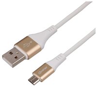 Кабель Viptek X27 USB - microUSB 1 м золото