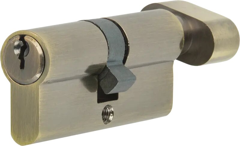 Цилиндр Нора-М Есо Z Лв-70 35x35 мм ключ-вертушка цвет бронза