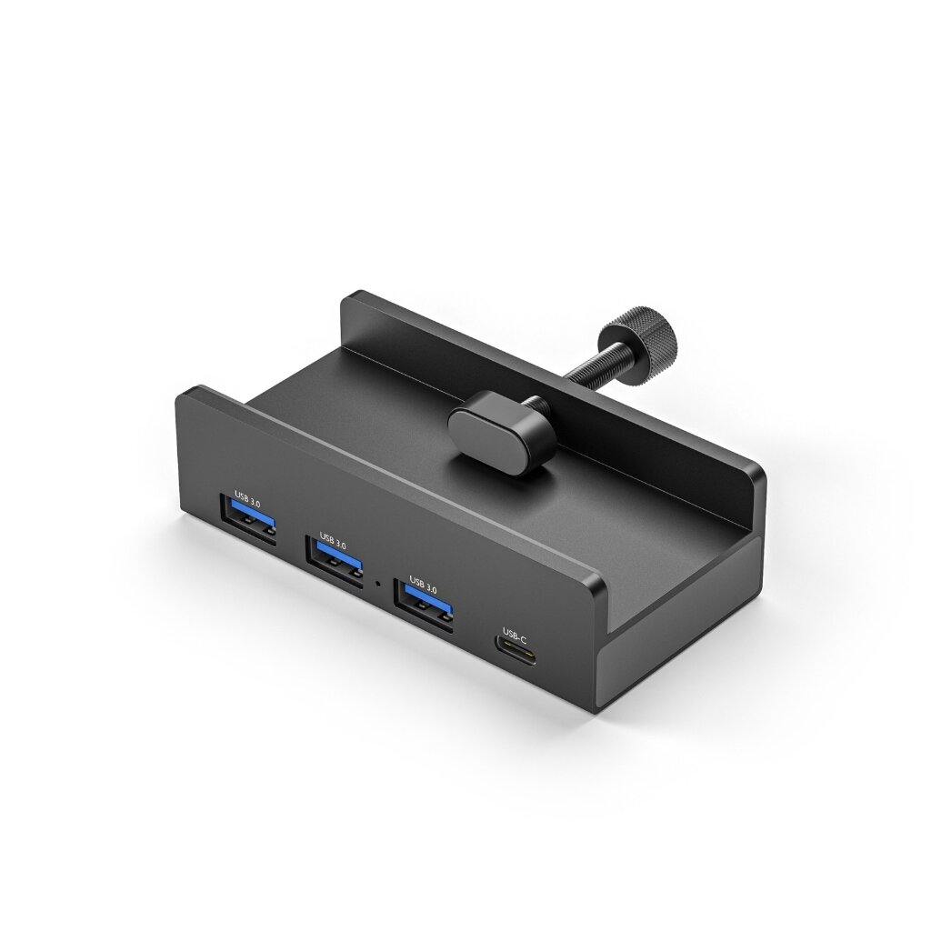 Концентраторы типа Clip USB3.0 Из сплава С Внешним 4-Портовым USB-Разветвителем, Адаптером, Слотом для карт, Концентраторами, Док-станцией расширения
