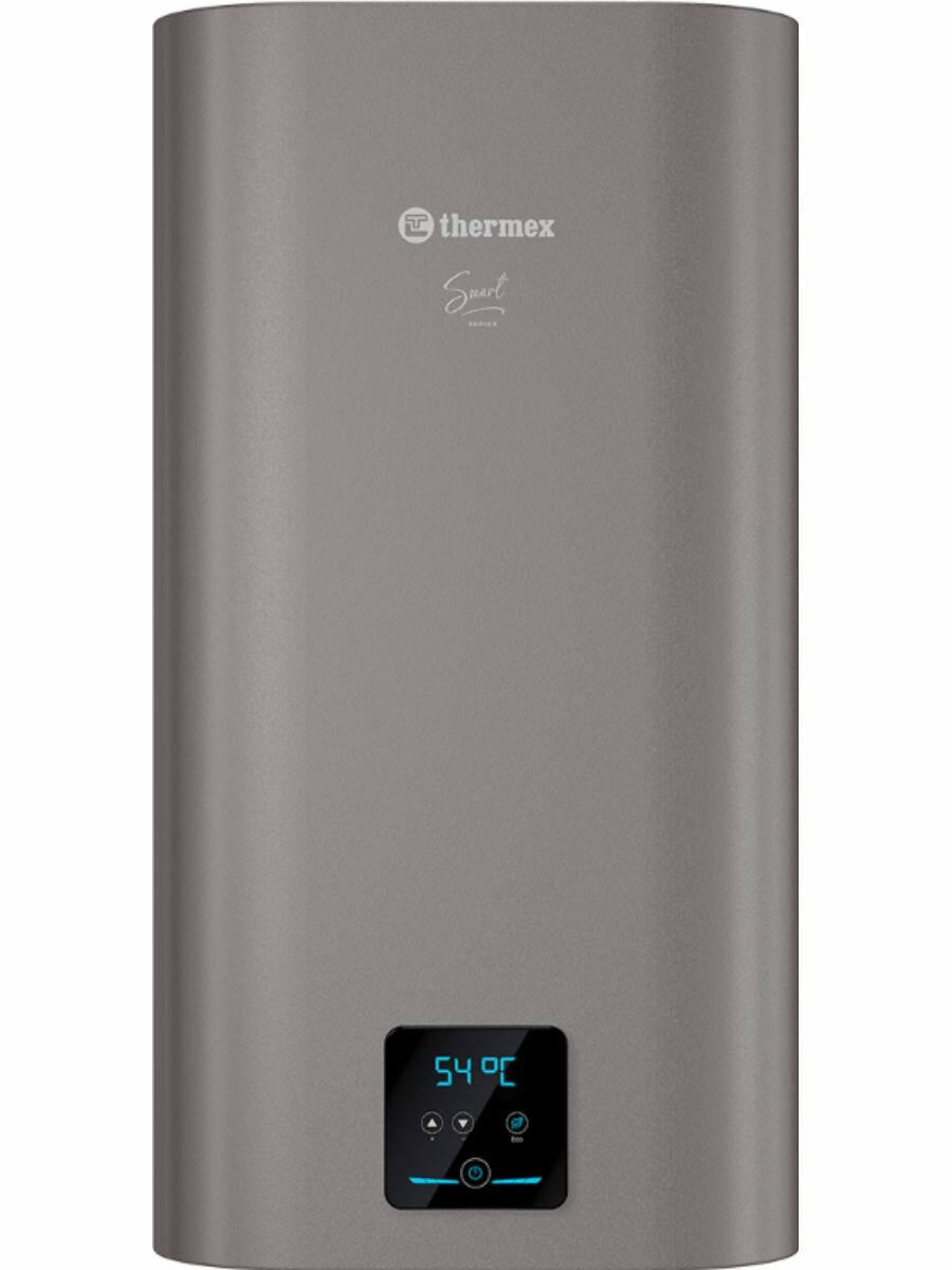 Водонагреватель накопительный Thermex Smart 50 V, электрический настенный, 50 л, серый