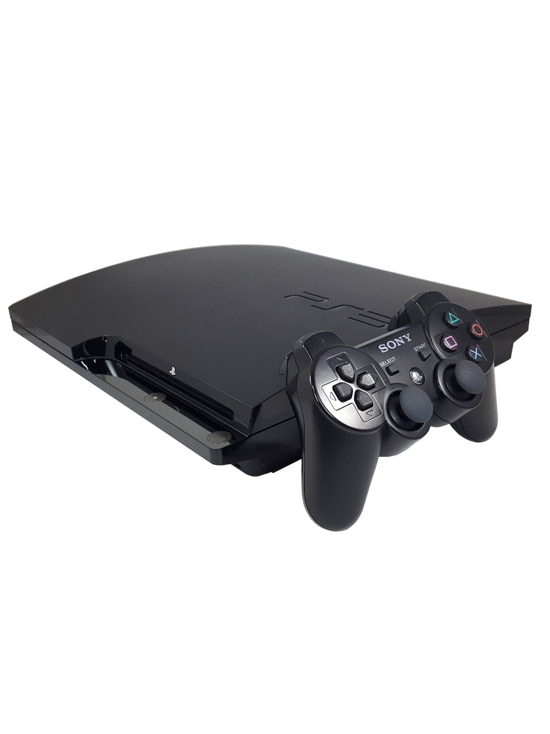 Sony PlayStation 3 Slim, 250 ГБ HDD, 15 игр загружено, 2 джойстика, черный — фото 1