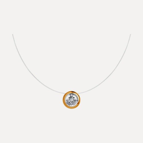 Изображение товара Колье, красное золото, 585 проба, бриллиант