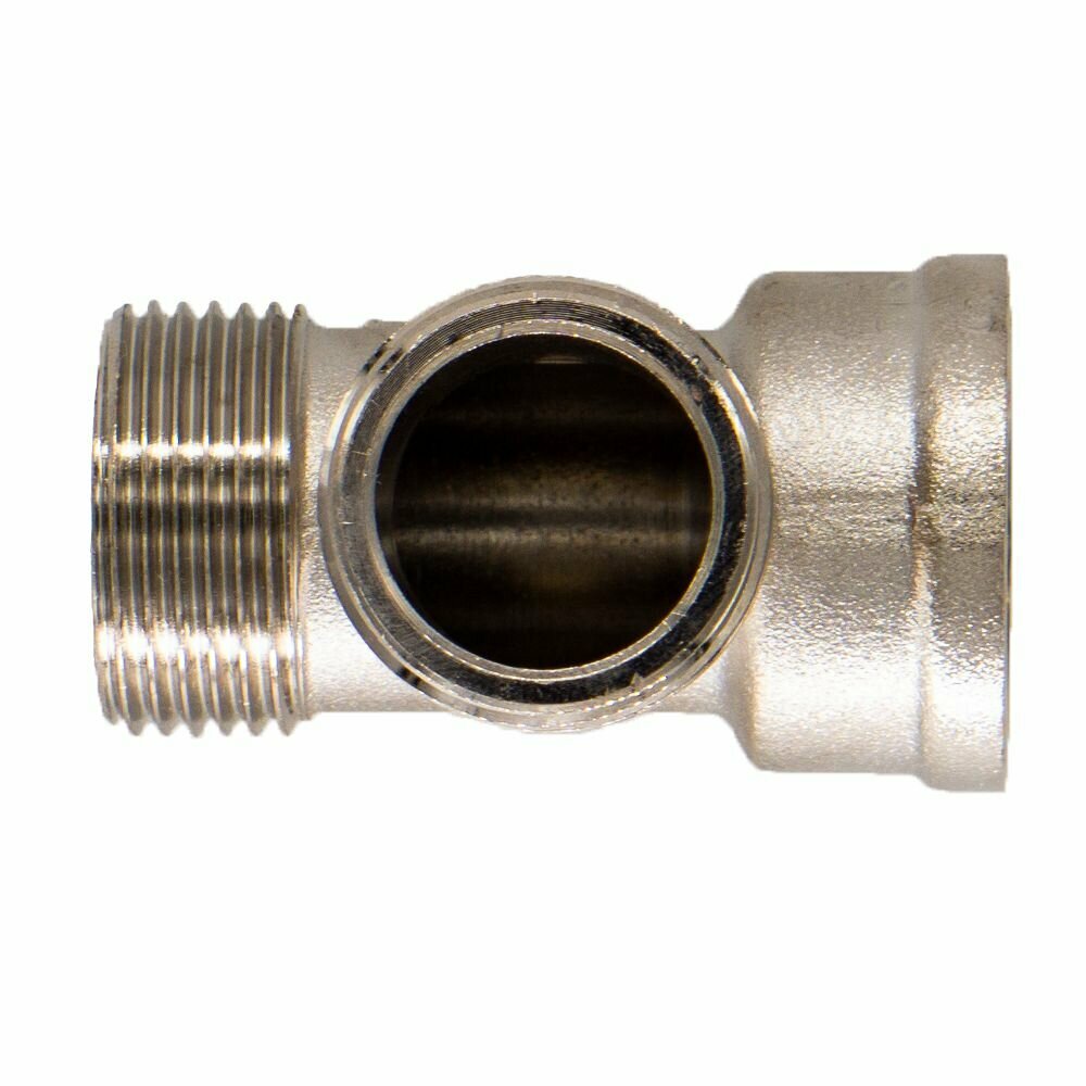 Тройник 1/2", переходной, резьба наружная; внутренняя, латунный ,1 шт — фото 1