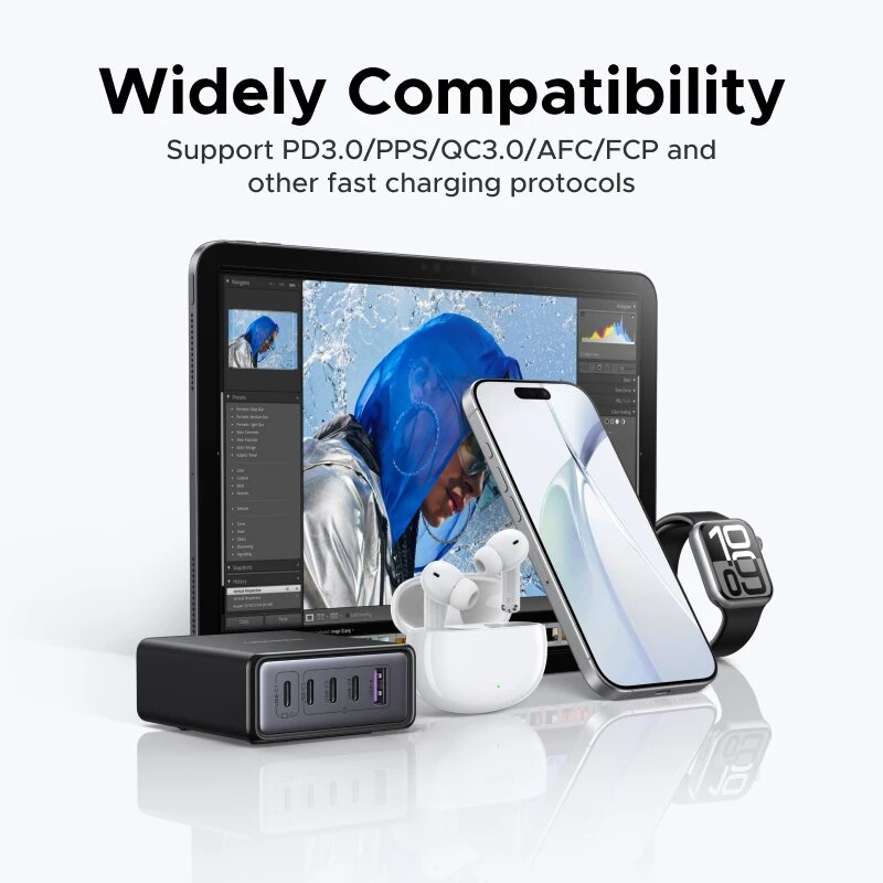 Зарядное устройство UGREEN с телефоном Xiaomi