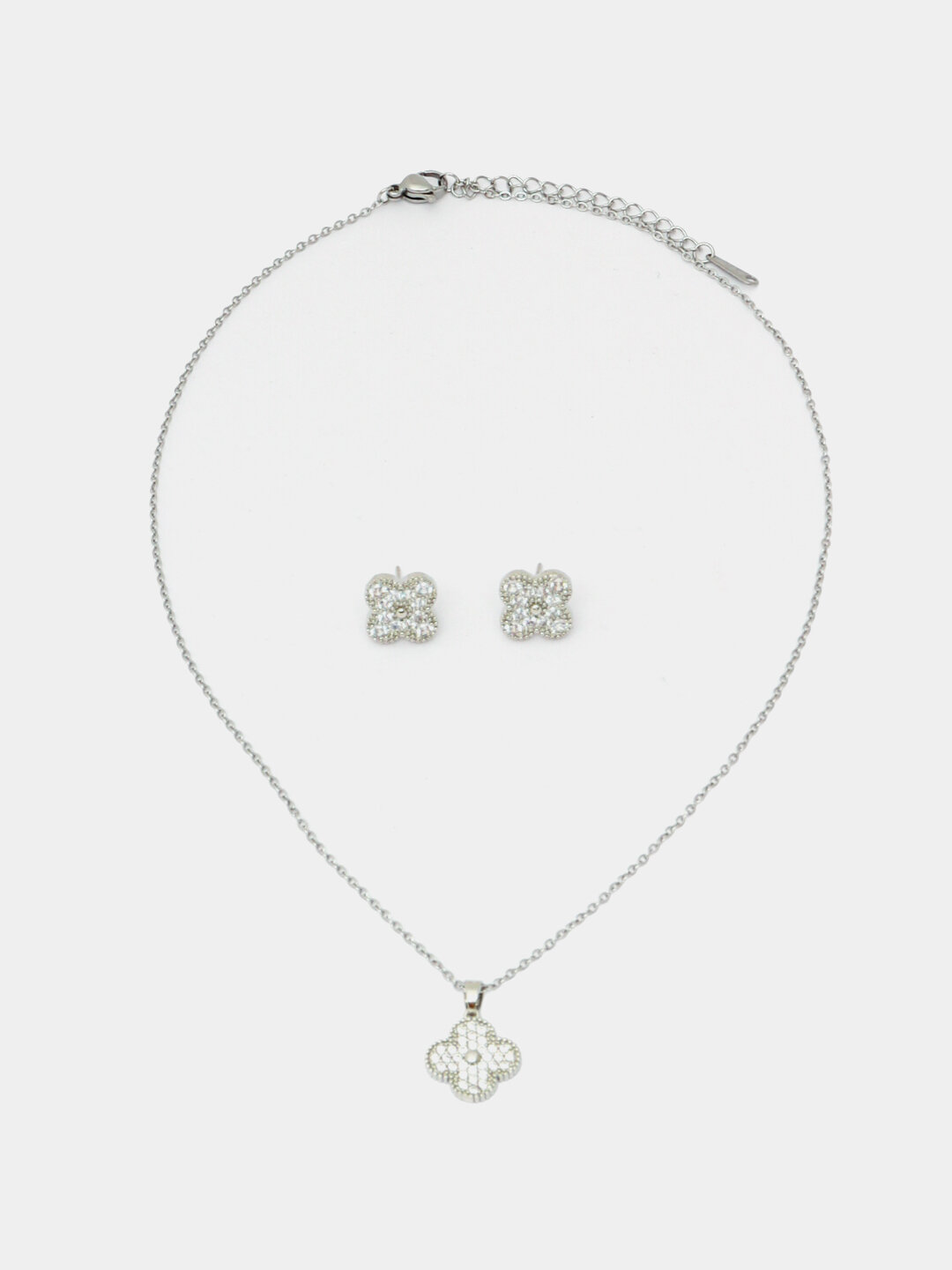 Комплект бижутерии: серьги, пурпурит, Swarovski Zirconia, кварц, цитрин, хрусталь, перламутр синтетический, размер кольца: безразмерное, размер колье/цепочки 19 см, коричневый