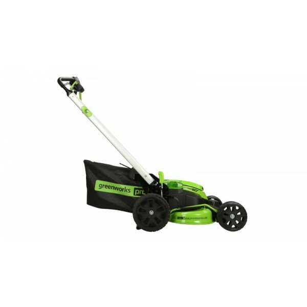 Триммер аккумуляторный GreenWorks GD60BCBk4, 60V, 40 см, бесщеточный с велосипедной ручкой, с 1хАКБ 4Ач и ЗУ