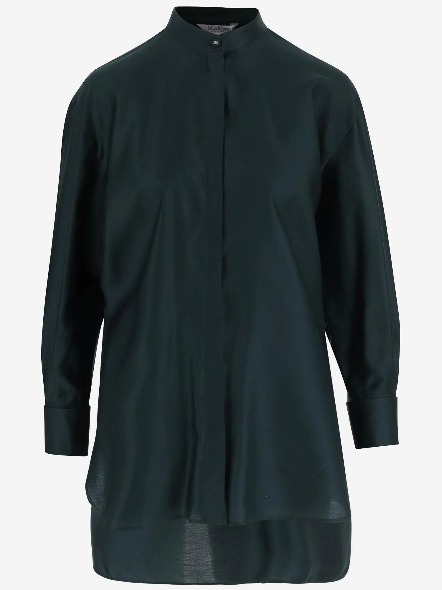 Рубашка Max Mara, размер 38, зелeный