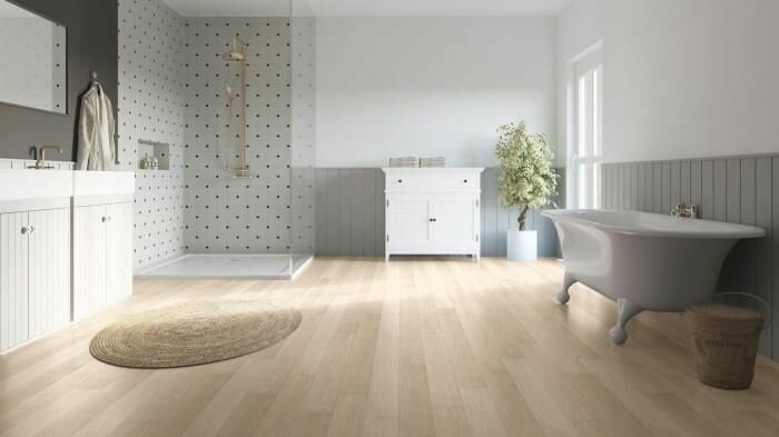 Ламинат Quick-Step Impressive Доска белого дуба лакированная IM3105 — фото 1