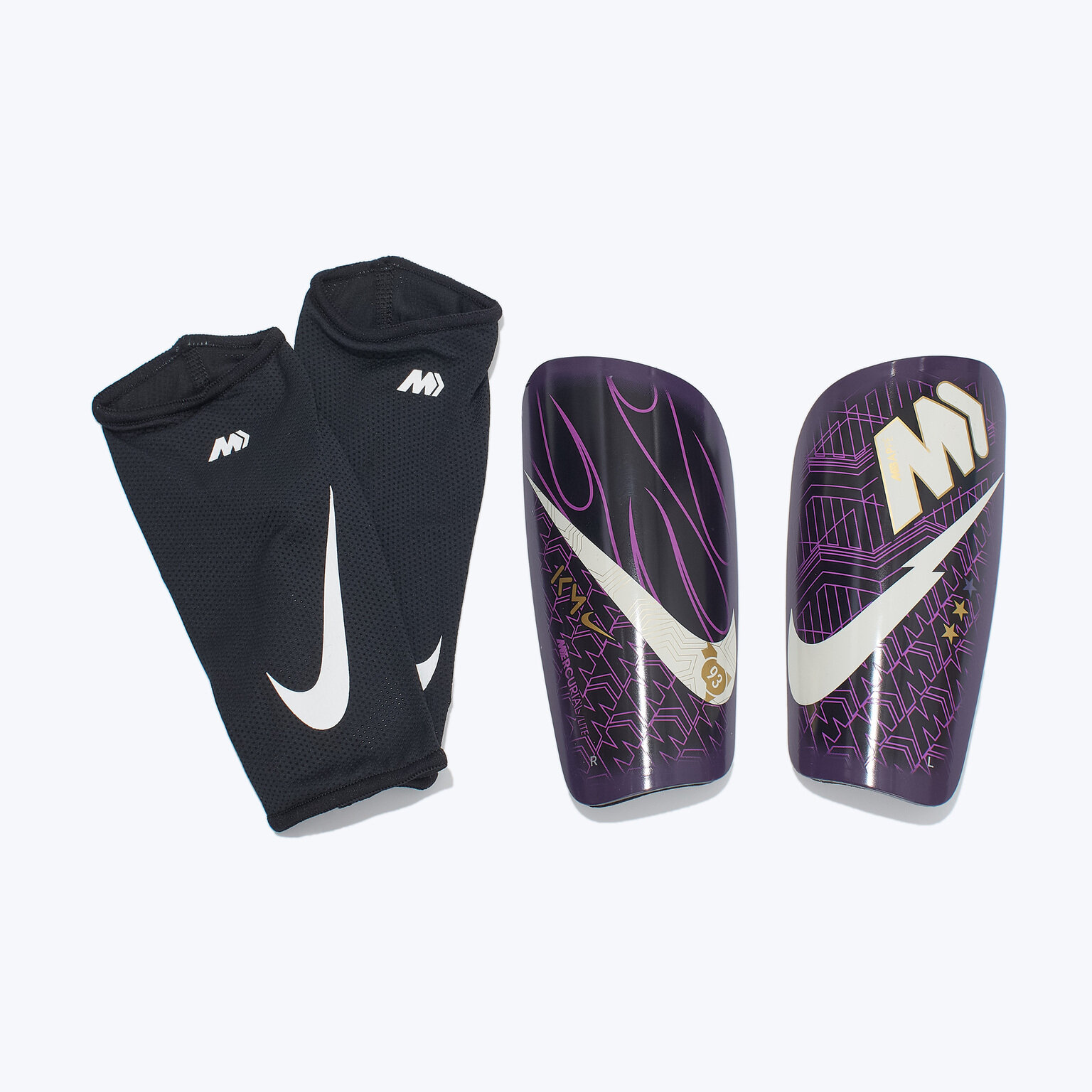 Щитки Nike Kylian Mbappe Mercurial Lite HF0549-585, размер XS, Фиолетовый