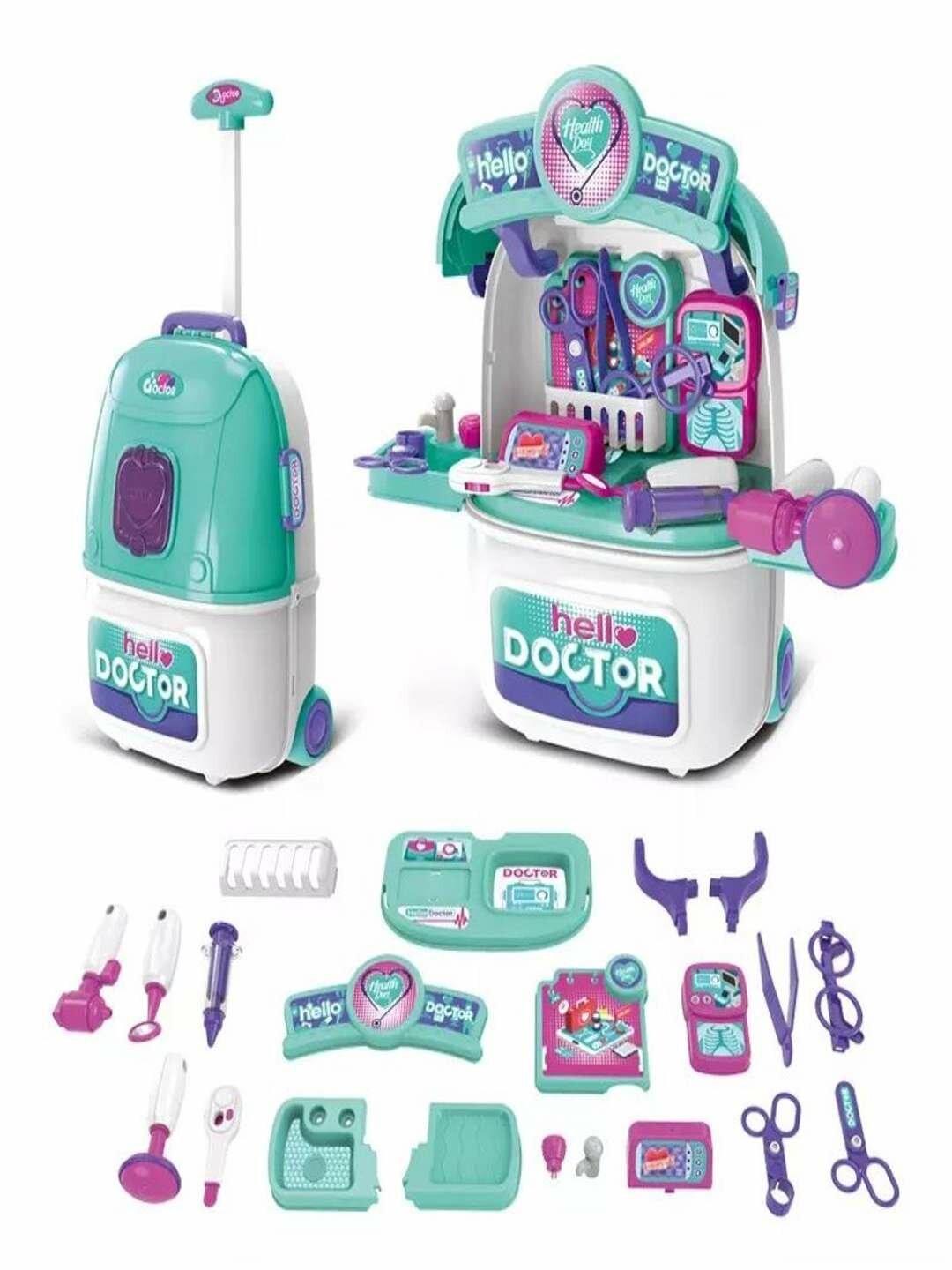 Чемодан набор доктора для детей, набор инструментов доктора. — фото 1