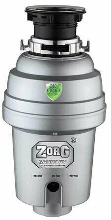 Обзор: Измельчитель пищевых отходов ZRG Sanitary ZR75-D, 750W, с выпуском, серебристый