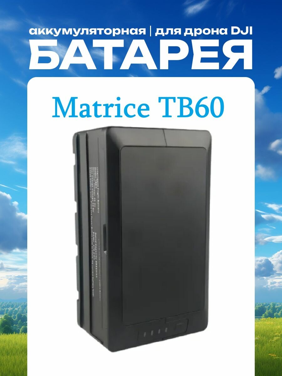 Аккумулятор Matrice TB60 5935 мАч 55 минут 46,2 В батарея на 300 RTK дрон