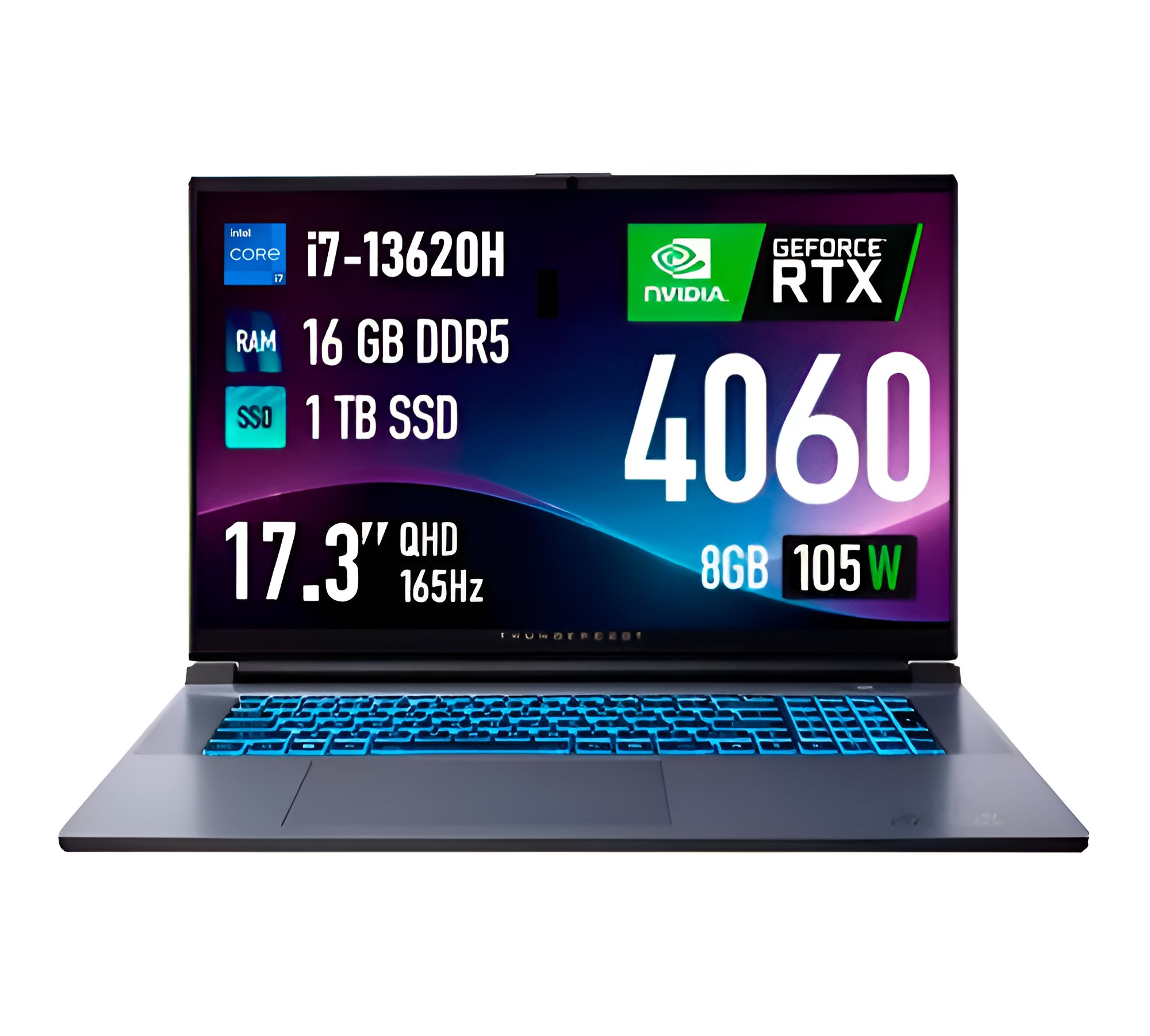 Ноутбук игровой Thunderobot 911 PLUS Core i7-13620H RTX 4060, 16GB DDR5 1TB SSD, Windows 11