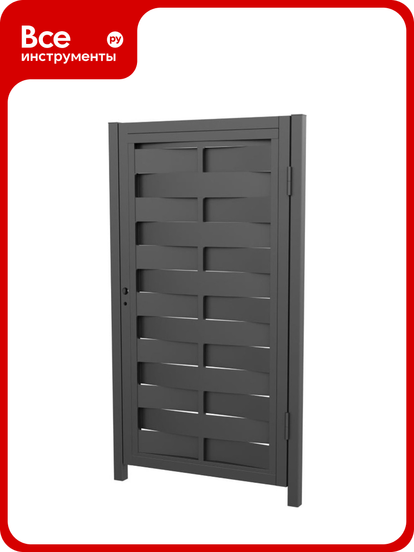 Комплект Жалюзи калитки металлик и ко утёс 2000x1000 RAL 7024 О0000134448