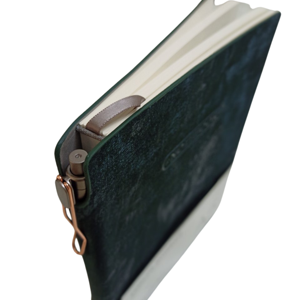 Блокнот Notebook А5, мягкая тканевая обложка, 100 страниц. Let us be parts of your everyday life