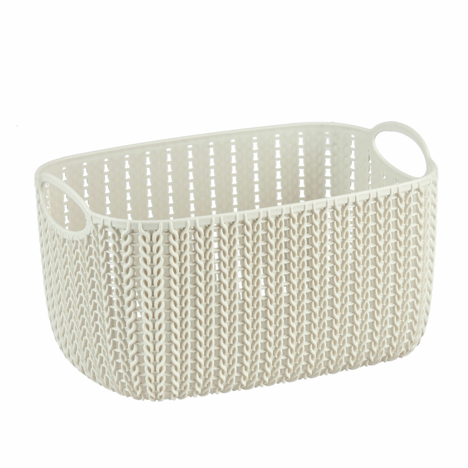 Корзинка IDEA Вязание 4л Белый ротанг